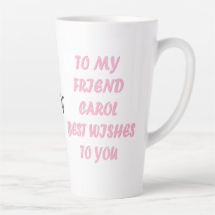 Made for Carol rosa Skript lustigen Stil Milchtasse