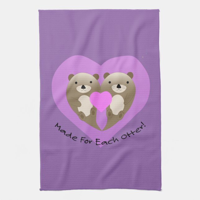 Made for each Otter Geschirrtuch (Vertikal)
