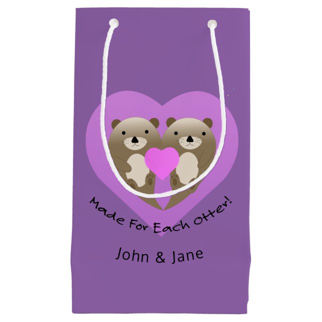 Made for each Otter Kleine Geschenktüte (Vorderseite)