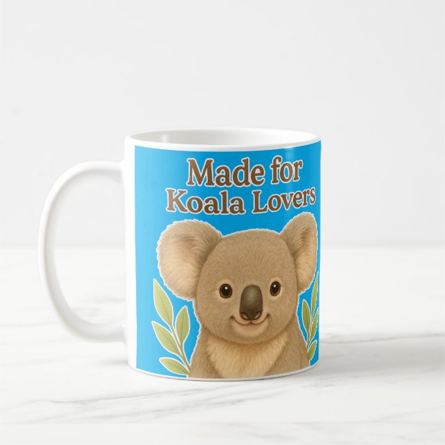 Made for Koala Lovers - Cute Wildlife Design for A Kaffeetasse (Links)