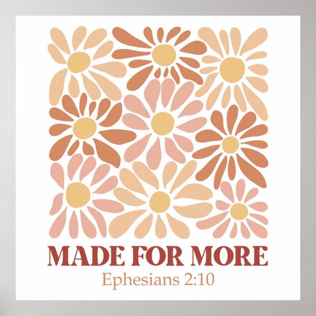 Made for more Bible Verse Poster (Vorne)