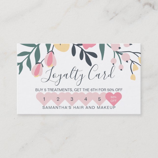 Made geistlich elegante Typografie pastel floral Treuekarte (Vorderseite)
