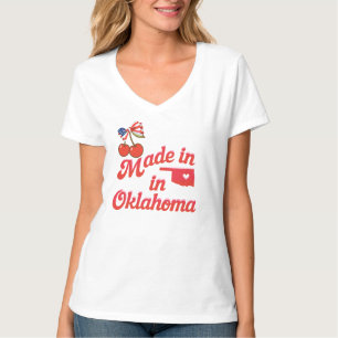 MADE im Oklahoma kawaii-Stil patriotischer T - Shi T-Shirt