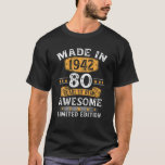 Made In 1942 80 Years Old Ohrs 80Th Birthday Gift T-Shirt<br><div class="desc">Made In 1942 80 Years Old Ohrs 80th Birthday Gift For Men</div>