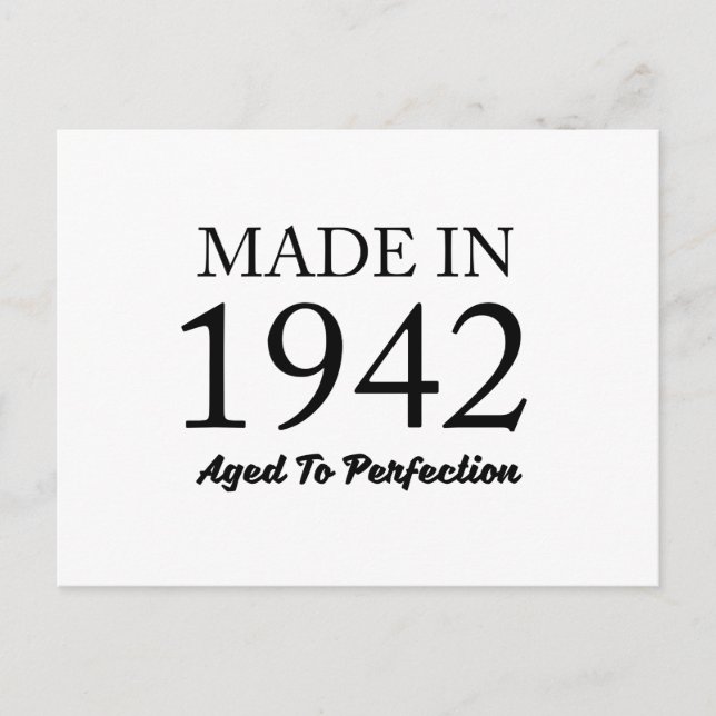 Made in 1942 postkarte (Vorderseite)