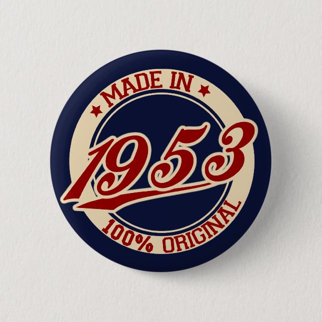 Made in 1953 button (Vorderseite)