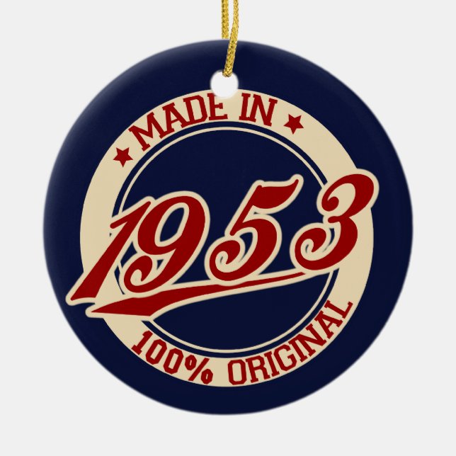Made in 1953 keramikornament (Vorne)