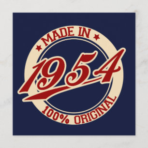 Made in 1954 karte