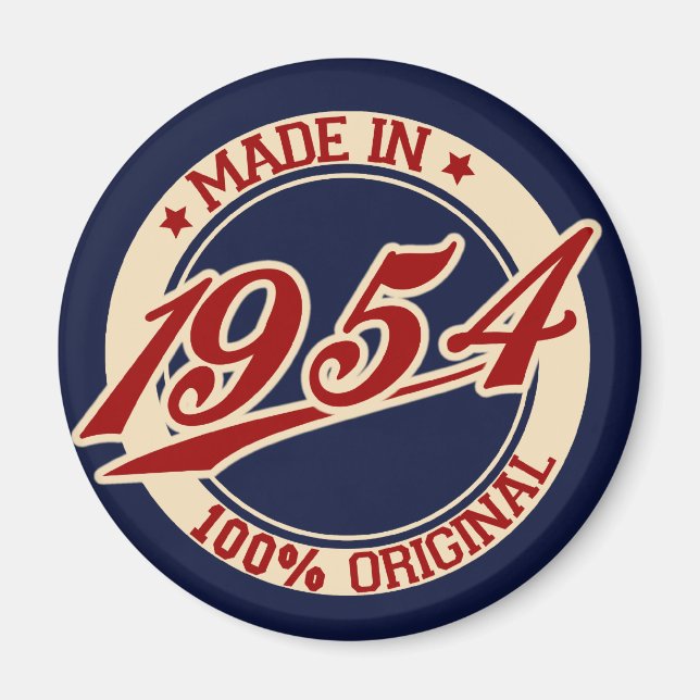 Made in 1954 magnet (Vorne)