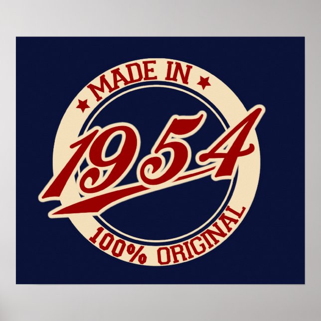 Made in 1954 poster (Vorne)