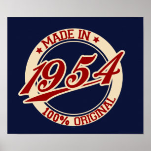 Made in 1954 poster