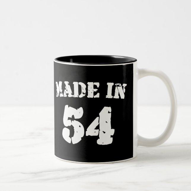 Made in 1954 zweifarbige tasse (Rechts)