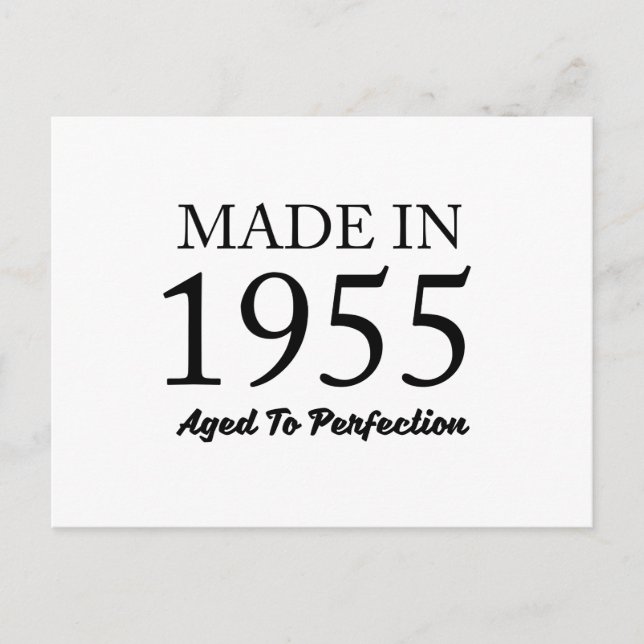 Made In 1955 Postkarte (Vorderseite)