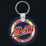 Made In 1956 Schlüsselanhänger<br><div class="desc">"made in 56" 56 50s 1956 "made in 1956" "born in" "made in the 50s" 50's born birthday retro "old school" vintage</div>