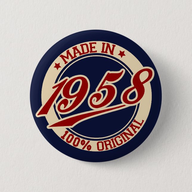 Made in 1958 button (Vorderseite)