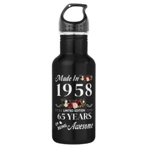 Made in 1958 Limited Edition 65 Jahre des Seins Edelstahlflasche