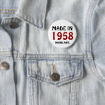 Made in 1958, Original Parts, Button<br><div class="desc">Made in 1958,  Original Parts.</div>