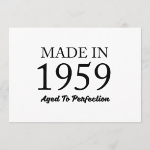 Made in 1959 karte