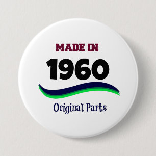 Made in 1960, Original Parts Button