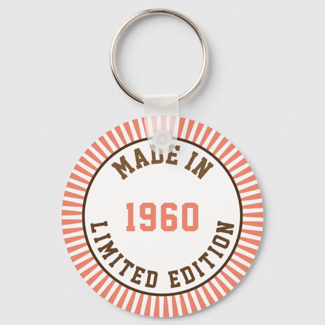 Made in 1960 schlüsselanhänger (Vorderseite)