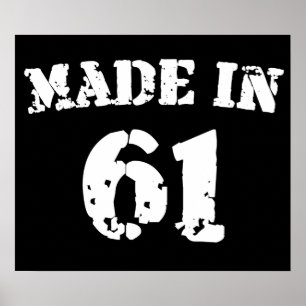 Made in 1961 poster