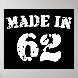 Made in 1962 poster