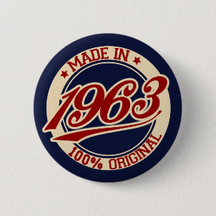 Made in 1963 button