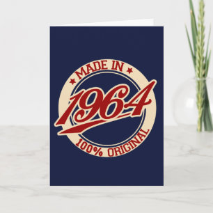 Made in 1964 karte