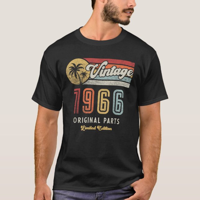 Made in 1966 Limited Edition Gift Funny Retro T-Shirt (Vorderseite)