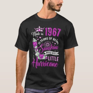 Made in 1967 55 Year Old Womens Sunshine 55 th Bir T-Shirt