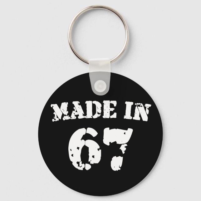 Made in 1967 schlüsselanhänger (Vorderseite)