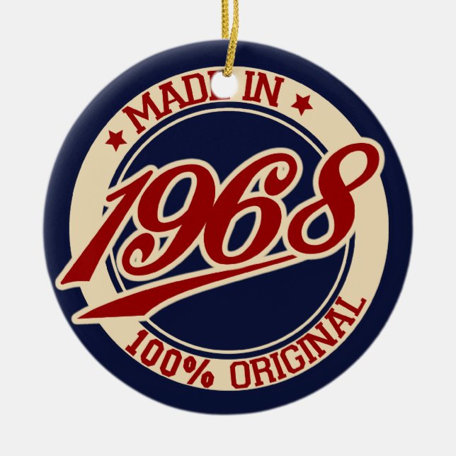 Made in 1968 keramikornament (Vorne)