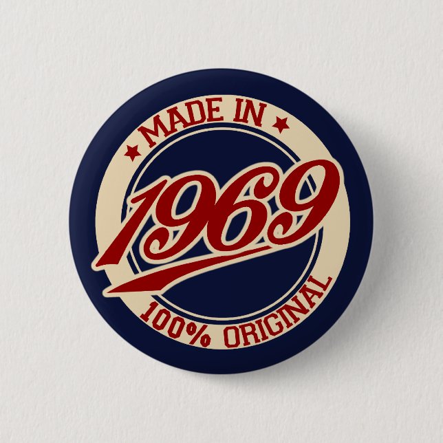 Made in 1969 button (Vorderseite)