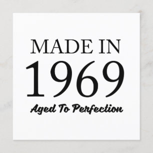 Made in 1969 karte