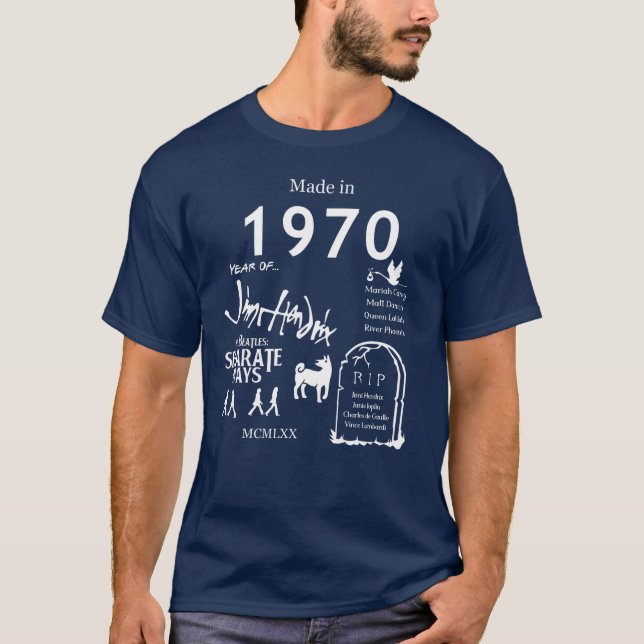 Made in 1970 TShirt (Vorderseite)