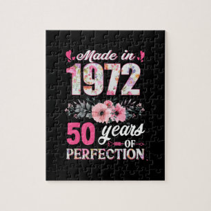 Made in 1972 50 Years of Perfection 50th Bday Gesc