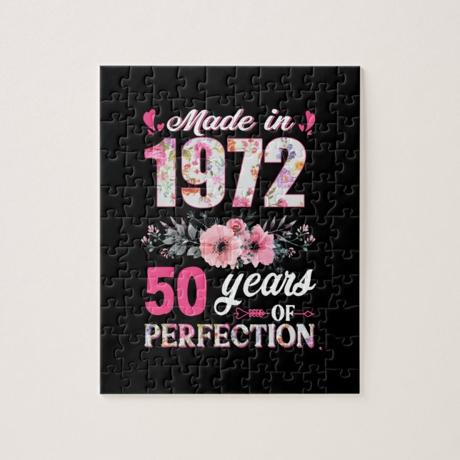 Made in 1972 50 Years of Perfection 50th Bday Gesc (Vertikal)