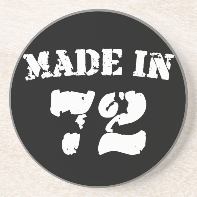 Made in 1972 getränkeuntersetzer (Vorne)