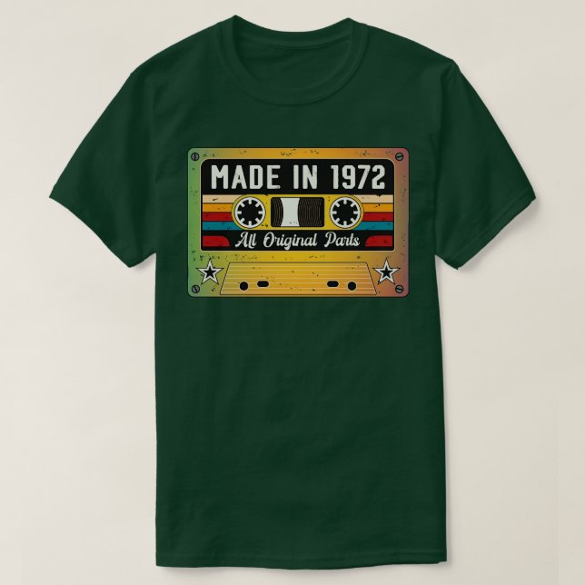 Made in 1972 T-Shirt (Design vorne)