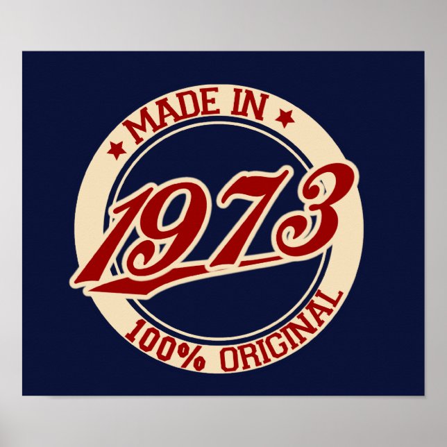 Made in 1973 poster (Vorne)