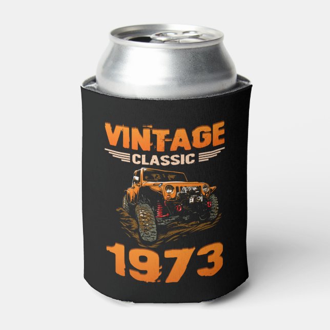 Made in 1973 Retro Dosenkühler (Kanne Vorderseite)
