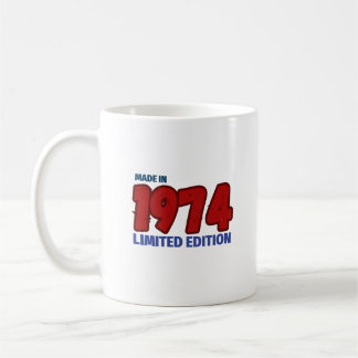 Made in 1974 Limited Edition T - Shirt Kaffeetasse