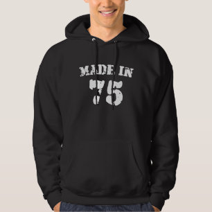 Made in 1975 hoodie