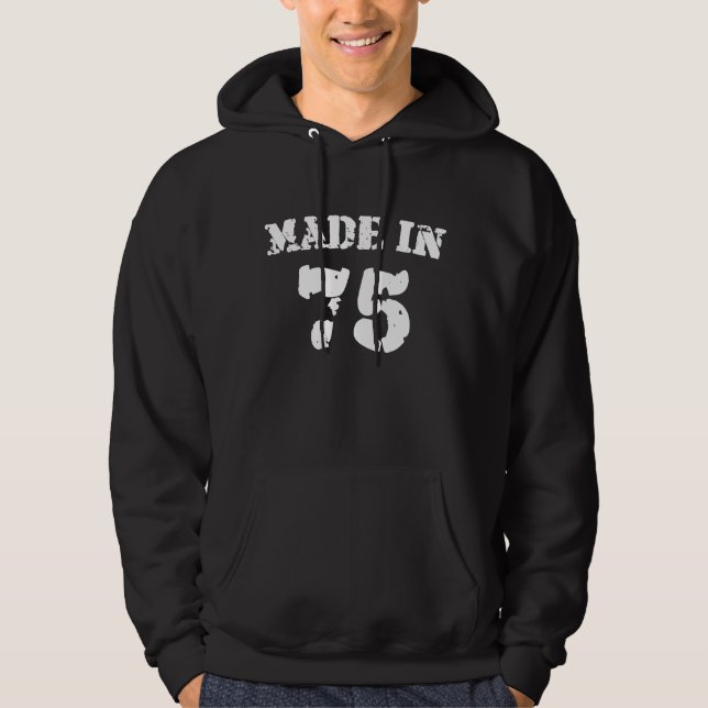 Made in 1975 hoodie (Vorderseite)