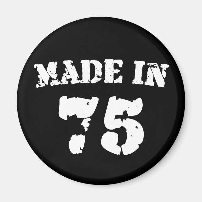 Made in 1975 magnet (Vorne)