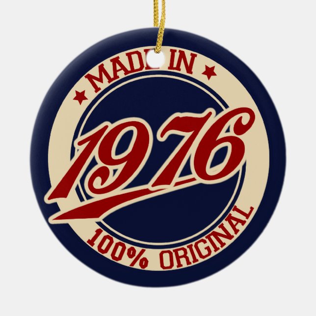 Made in 1976 keramikornament (Vorne)