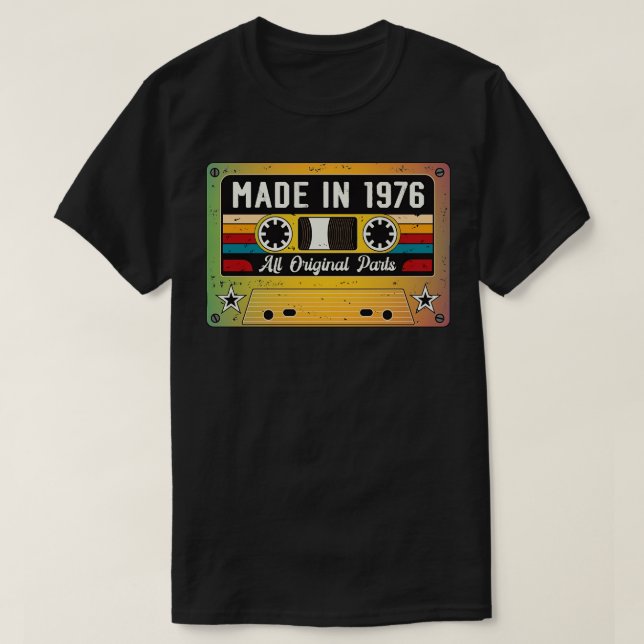 Made in 1976 T-Shirt (Design vorne)