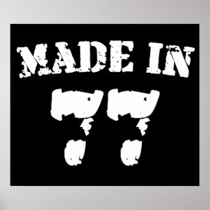 Made in 1977 poster