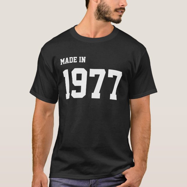 Made in 1977 T-Shirt (Vorderseite)