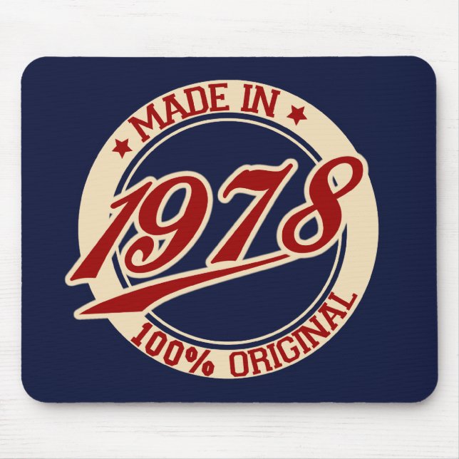 Made in 1978 mousepad (Vorne)